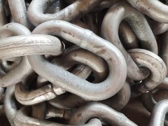 礦山機械輸送配件刮板機圓環(huán)鏈條耐腐蝕錳鋼大鐵鏈子30mm*108mm