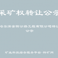 哈爾濱金陽(yáng)公路工程有限公司轉(zhuǎn)讓公示